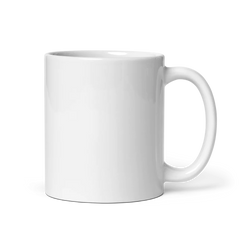 BUO White Glossy Mug