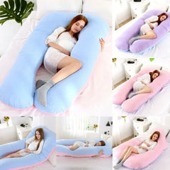 Buo- Premium U-Shaped Pregnancy Pillow Waist and Belly Support for Comfort During Sleep