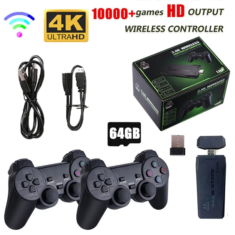 G5 Game BOX Jingchen 905L Game Machine Double System with TV, 2 Handles, 1 Manual, HDMI Cable, Data Cable, Remote Control & User Manual - Card