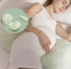 Buo-Pregnancy Side Sleeping Pillow – Premium U-Shaped Pregnancy Pillow Waist and Belly Support for Comfort During Sleep