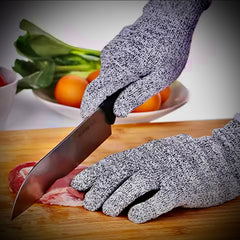 Cut resistant fiber blend technology glove for kitchen ,hardware,garden and more