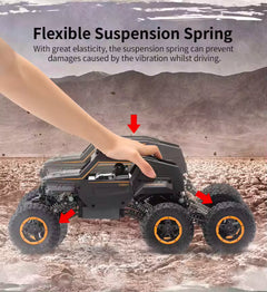 6WD Monster Electric RC Truck Model 1/12 6. RC Car 2.4Ghz 1:14 All Terrain Controlled Climbing Car Vehicle Buggy Crawler Toy Gift