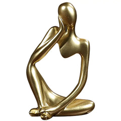 The Thinker Abstract Figurine