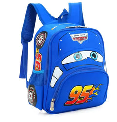 Disney Cartoon Kids' Safety Backpack Magic 3D Car For Kids Boys Girls Car School Bag Backpack