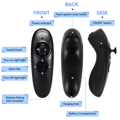 Smart Auto-Return Remote Controlled Fishing Bait Boat