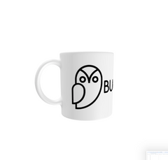 BUO White Glossy Mug