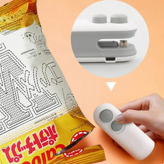 Buo-Chip Bag Sealer Vacuum Sealing Portable Machine Handheld USB Rechargeable For Food Storage Clip Bag Kitchen Gadgets