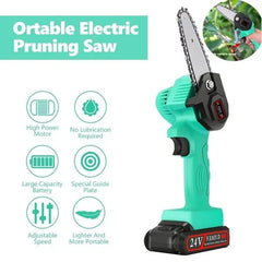 Mini Electric Chainsaw cordless wood cutter