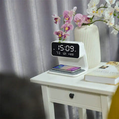 Introducing the Bedside 3 In 1 LCD Screen Alarm Clock – Your Ultimate Modern Companion!