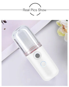 Mini USB Face Steamer - Compact Portable Facial Steam Tool for Deep Cleansing and Skin Retention, Water Tank Capacity 30 ml, Compatible with USB Ports