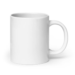 BUO White Glossy Mug