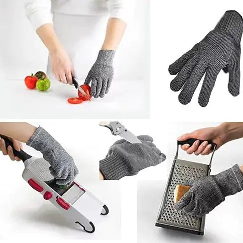 Cut resistant fiber blend technology glove for kitchen ,hardware,garden and more