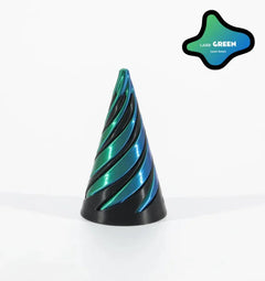 PyramidSpin Stress Relief Toy - 3D Printing Decompression Spinning Pyramid with Smooth Continuous Rotation for Stress Relief.